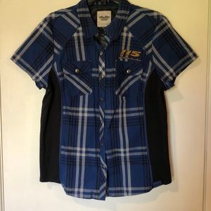 EUC Harley Davidson 115 anniversary garage shirt